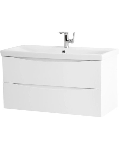 Тумба Bianco Lucido 96,4 см BelBagno Marino MARINO-CER-1000-2C-SO-BL-P