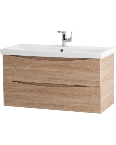 Тумба Rovere Bianco 96,4 см BelBagno Marino MARINO-CER-1000-2C-SO-WO-P