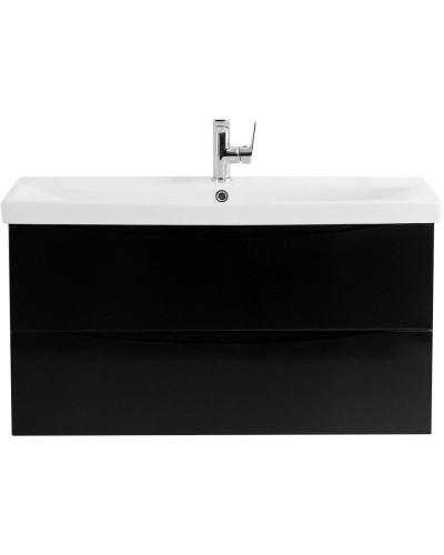 Тумба Nero Lucido 96,4 см BelBagno Marino MARINO-CER-1000-2C-SO-NL-P