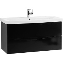 Тумба Nero Lucido 96,4 см BelBagno Marino MARINO-CER-1000-2C-SO-NL-P