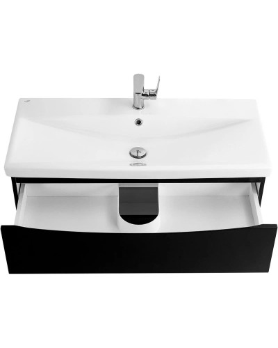 Тумба Nero Lucido 96,4 см BelBagno Marino MARINO-CER-1000-2C-SO-NL-P