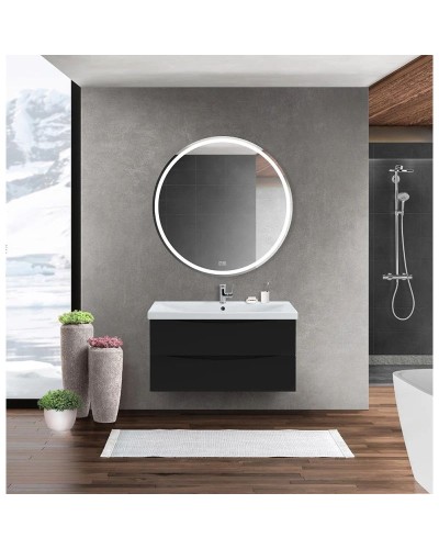 Тумба Nero Lucido 96,4 см BelBagno Marino MARINO-CER-1000-2C-SO-NL-P