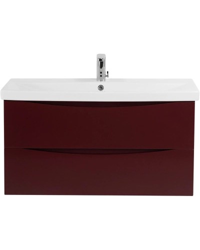 Тумба Bordo Lucido 96,4 см BelBagno Marino MARINO-CER-1000-2C-SO-BRDL-P