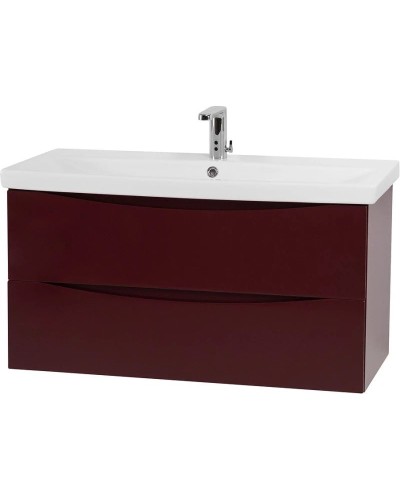 Тумба Bordo Lucido 96,4 см BelBagno Marino MARINO-CER-1000-2C-SO-BRDL-P