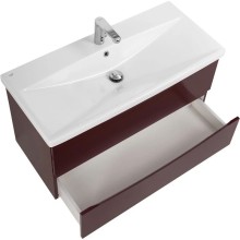 Тумба Bordo Lucido 96,4 см BelBagno Marino MARINO-CER-1000-2C-SO-BRDL-P