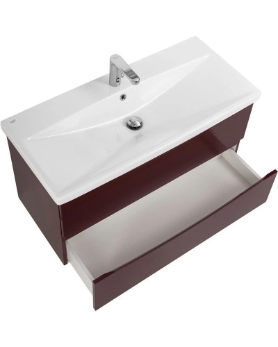 Тумба Bordo Lucido 96,4 см BelBagno Marino MARINO-CER-1000-2C-SO-BRDL-P