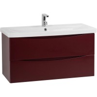 Тумба Bordo Lucido 96,4 см BelBagno Marino MARINO-CER-1000-2C-SO-BRDL-P