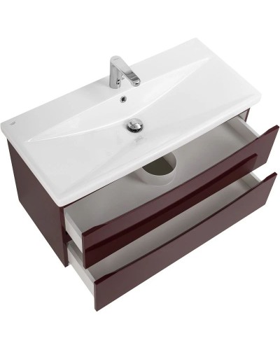Тумба Bordo Lucido 96,4 см BelBagno Marino MARINO-CER-1000-2C-SO-BRDL-P