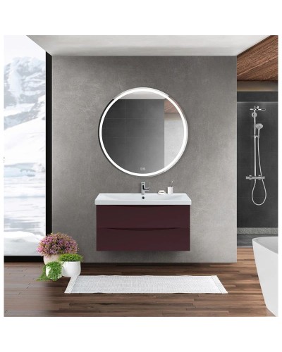 Тумба Bordo Lucido 96,4 см BelBagno Marino MARINO-CER-1000-2C-SO-BRDL-P