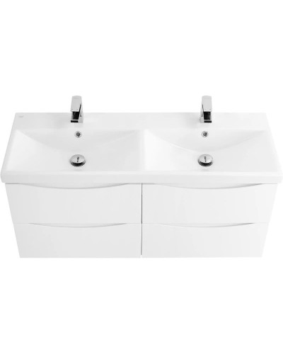 Тумба Bianco Lucido 117,2 см BelBagno Marino MARINO-CER-1200-4C-SO-2-BL-P