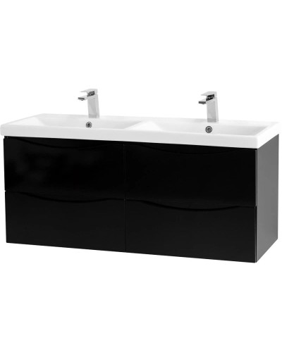 Тумба Nero Lucido 117,2 см BelBagno Marino MARINO-CER-1200-4C-SO-2-NL-P