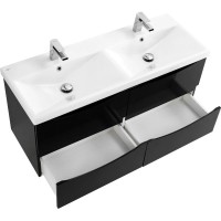 Тумба Nero Lucido 117,2 см BelBagno Marino MARINO-CER-1200-4C-SO-2-NL-P