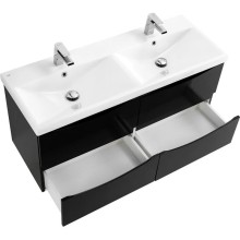 Тумба Nero Lucido 117,2 см BelBagno Marino MARINO-CER-1200-4C-SO-2-NL-P