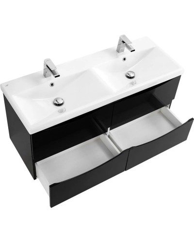 Тумба Nero Lucido 117,2 см BelBagno Marino MARINO-CER-1200-4C-SO-2-NL-P