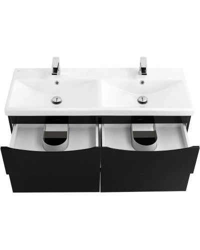 Тумба Nero Lucido 117,2 см BelBagno Marino MARINO-CER-1200-4C-SO-2-NL-P