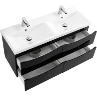 Тумба Nero Lucido 117,2 см BelBagno Marino MARINO-CER-1200-4C-SO-2-NL-P