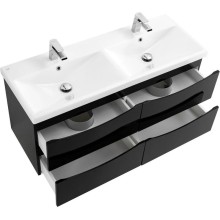 Тумба Nero Lucido 117,2 см BelBagno Marino MARINO-CER-1200-4C-SO-2-NL-P