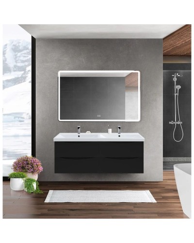 Тумба Nero Lucido 117,2 см BelBagno Marino MARINO-CER-1200-4C-SO-2-NL-P