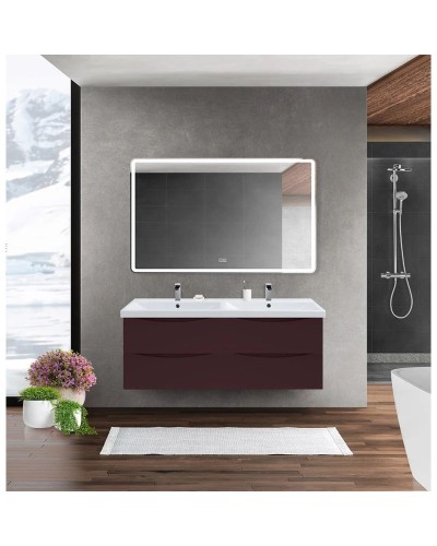 Тумба Bordo Lucido 117,2 см BelBagno Marino MARINO-CER-1200-4C-SO-2-BRDL-P