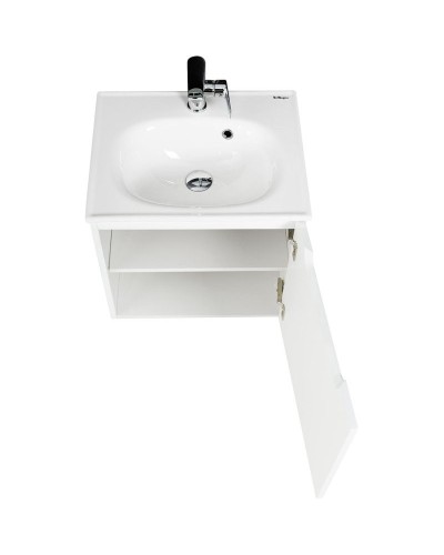 Тумба Bianco Lucido 49,6 см BelBagno Etna ETNA-500-1A-SO-BL-P-R