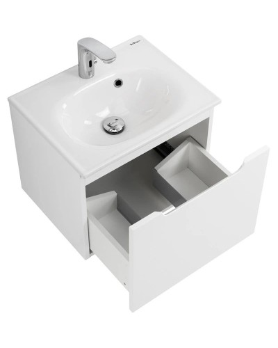 Тумба Bianco Lucido 49,6 см BelBagno Etna ETNA-500-1C-SO-BL-P