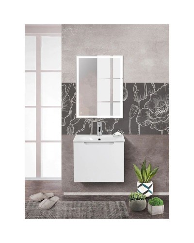 Тумба Bianco Lucido 59,6 см BelBagno Etna ETNA-600-1C-SO-BL-P
