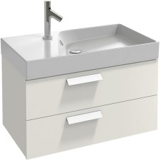 Тумба под раковину Jacob Delafon Rythmik 80 EB1303-G1C подвесная Белая глянцевая