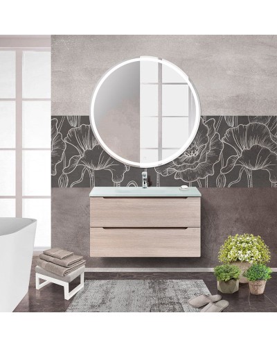 Тумба Rovere Grigio 89,6 см BelBagno Etna ETNA-900-2C-SO-RG-P