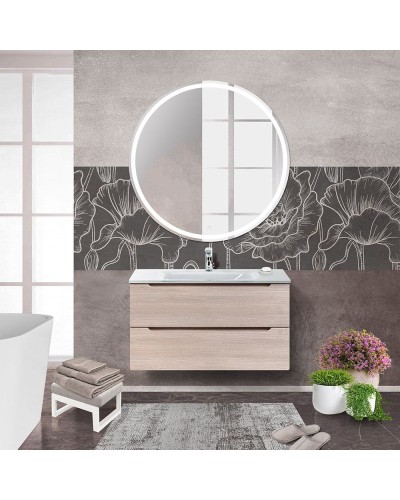 Тумба Rovere Grigio 89,6 см BelBagno Etna ETNA-900-2C-SO-RG-P