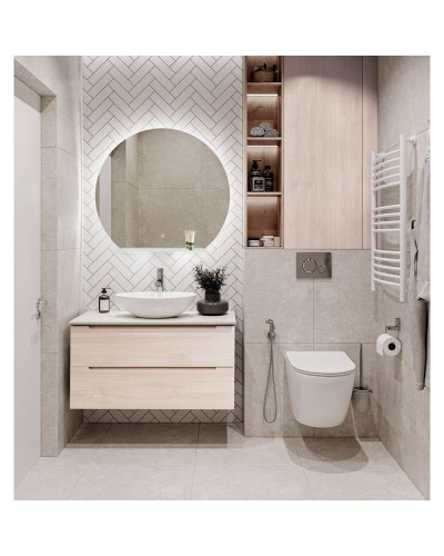 Тумба Rovere Grigio 89,6 см BelBagno Etna ETNA-900-2C-SO-RG-P