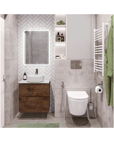 Тумба Rovere Moro 59,6 см BelBagno Etna ETNA-H60-600-2C-SO-RW-P