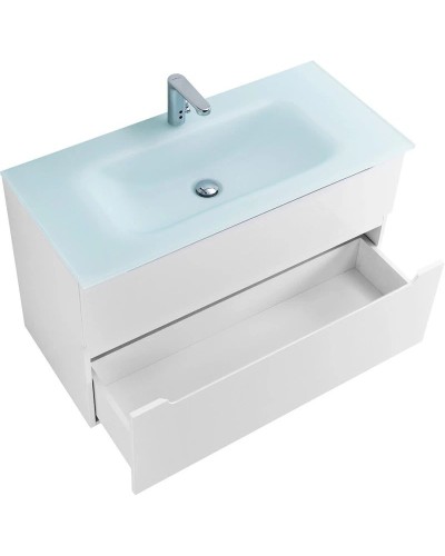 Тумба Bianco Lucido 89,6 см BelBagno Etna ETNA-H60-900-2C-SO-BL-P