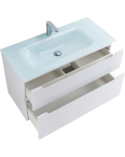 Тумба Bianco Lucido 89,6 см BelBagno Etna ETNA-H60-900-2C-SO-BL-P