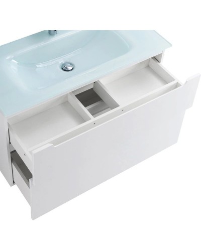 Тумба Bianco Lucido 89,6 см BelBagno Etna ETNA-H60-900-2C-SO-BL-P