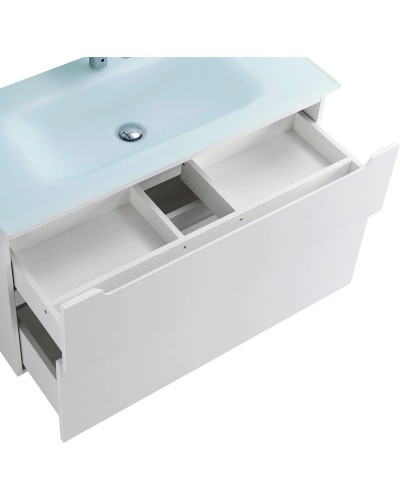 Тумба Bianco Lucido 89,6 см BelBagno Etna ETNA-H60-900-2C-SO-BL-P
