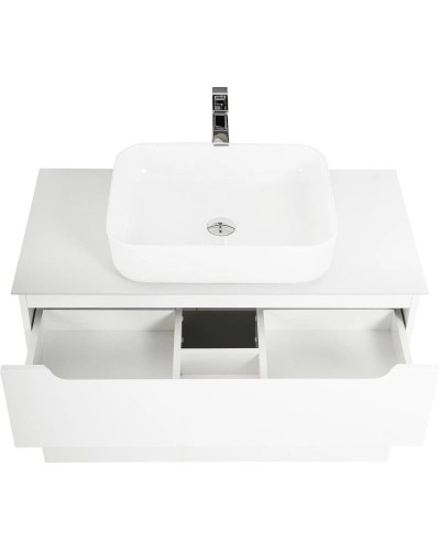 Тумба Bianco Lucido 89,6 см BelBagno Etna ETNA-H60-900-2C-SO-BL-P