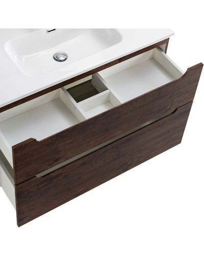 Тумба Rovere Moro 89,6 см BelBagno Etna ETNA-H60-900-2C-SO-RW-P