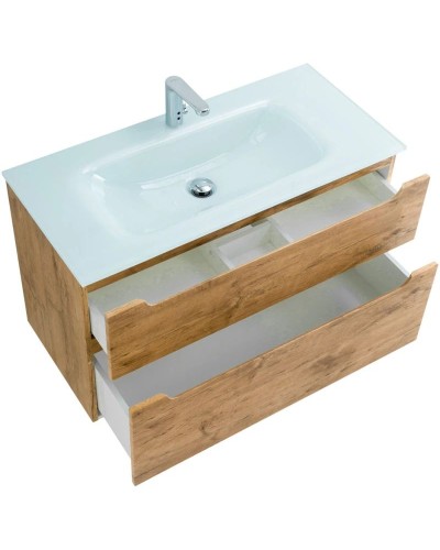 Тумба Rovere Nature 89,6 см BelBagno Etna ETNA-H60-900-2C-SO-RN-P