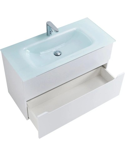 Тумба Bianco Lucido 99,6 см BelBagno Etna ETNA-H60-1000-2C-SO-BL-P