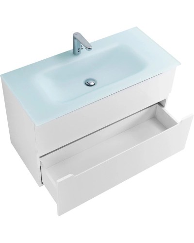 Тумба Bianco Lucido 99,6 см BelBagno Etna ETNA-H60-1000-2C-SO-BL-P