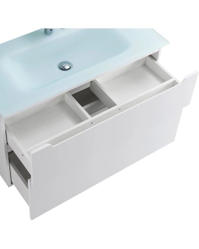 Тумба Bianco Lucido 99,6 см BelBagno Etna ETNA-H60-1000-2C-SO-BL-P
