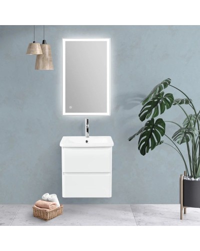 Тумба Bianco Lucido 47 см BelBagno Albano ALBANO-CER-500-2C-SO-BL