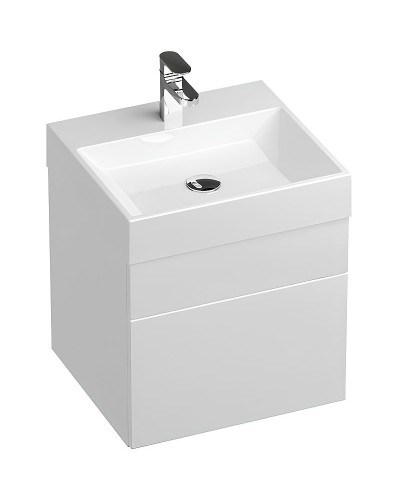 Тумба под раковину Ravak SD Natural 50 X000001051 подвесная Белая глянцевая