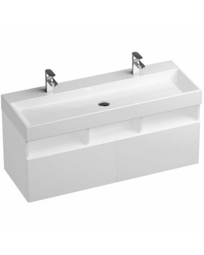 Тумба под раковину Ravak SD Natural 120 X000001053 подвесная Белая глянцевая