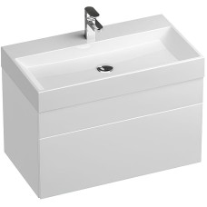 Тумба под раковину Ravak SD Natural 80 X000001052 подвесная Белая глянцевая