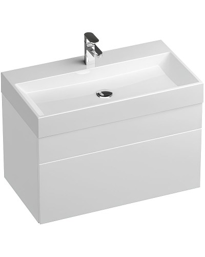 Тумба под раковину Ravak SD Natural 80 X000001052 подвесная Белая глянцевая
