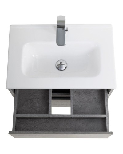 Тумба Cemento Grigio 60 см BelBagno Kraft KRAFT 39-600/390-2C-SO-CG