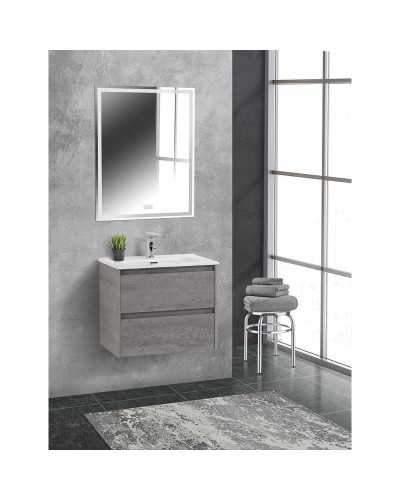 Тумба Cemento Grigio 60 см BelBagno Kraft KRAFT 39-600/390-2C-SO-CG