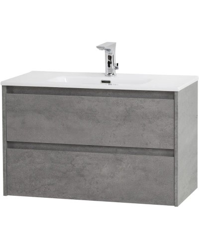 Тумба Cemento Grigio 80 см BelBagno Kraft KRAFT 39-800/390-2C-SO-CG