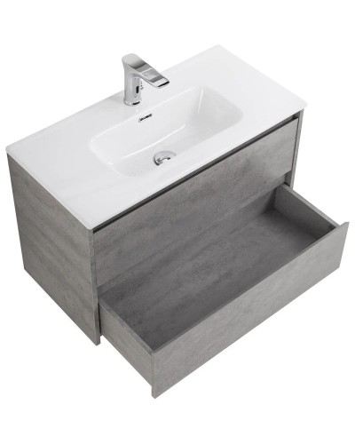 Тумба Cemento Grigio 80 см BelBagno Kraft KRAFT 39-800/390-2C-SO-CG